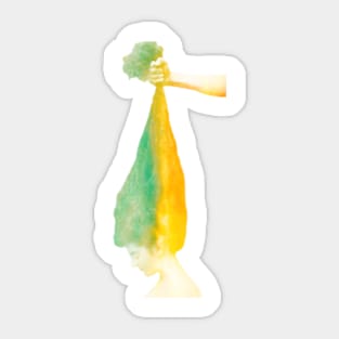 Hair Fist in Horizon Sticker